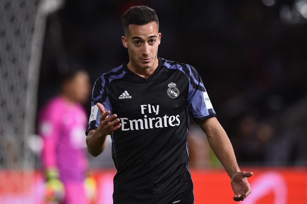 YOKOHAMA, JAPAN - DECEMBER 15: Lucas Vazquez reacts during the FIFA Club World Cup Japan semi-final match between Club America v Real Madrid at International Stadium Yokohama on December 15, 2016 in Yokohama, Japan. (Photo by Matt Roberts/Getty Images,)