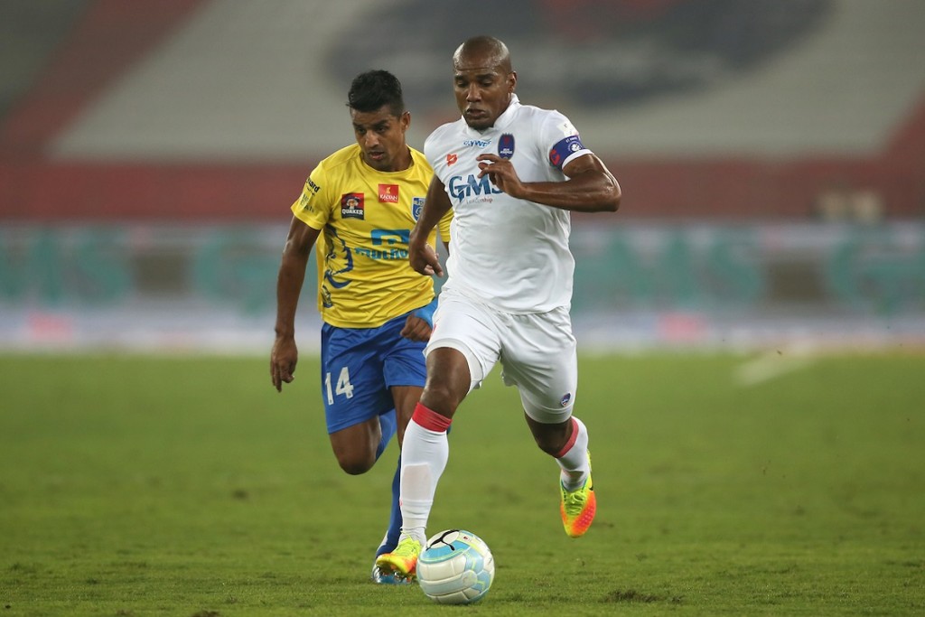 Malouda and the rest of the Delhi players failed to find the back of the net in the shootout. (Picture Courtesy - ISL)