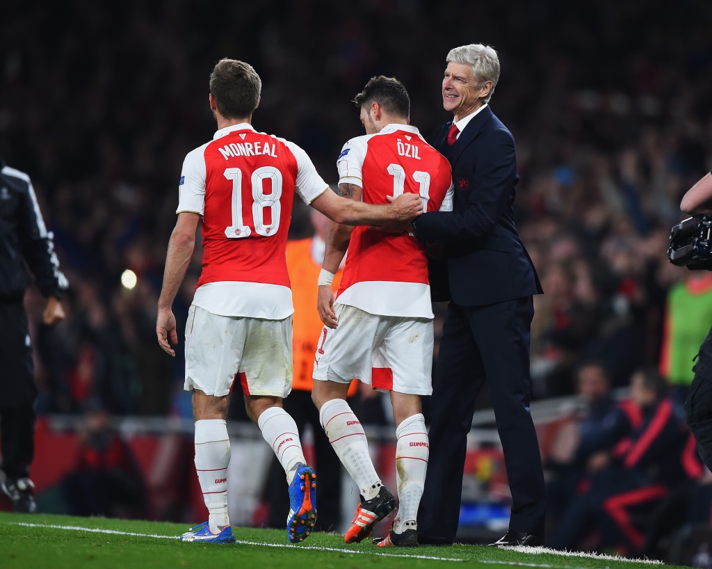 'I stay if Arsene Wenger stays.' - Mesut Ozil (Photo by Shaun Botterill/Bongarts/Getty Images)