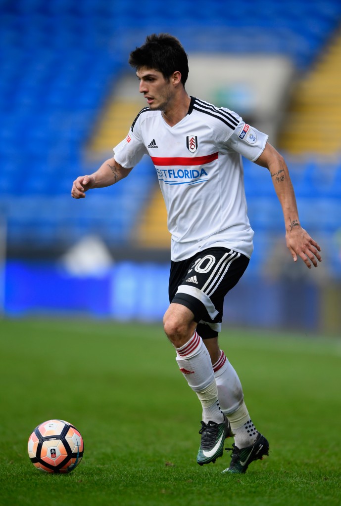 CARDIFF, WALES - JANUARY 08: Fulham player Lucas Piazon in action during the Emirates FA Cup Third Round match between Cardiff City and Fulham at Cardiff City Stadium on January 8, 2017 in Cardiff, Wales. (Photo by Stu Forster/Getty Images)