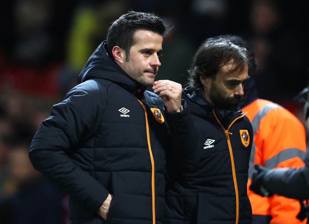 An impressive start - Marco Silva's side frustrated Manchester United for large parts of the match. (Photo by Clive Mason/Getty Images)