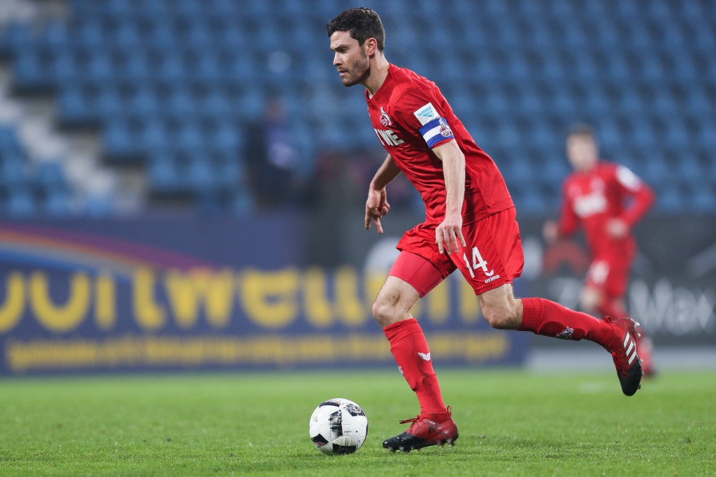 BOCHUM, GERMANY - JANUARY 07: Jonas Hector of Koeln controls the ball during a friendly match between VfL Bochum and 1. FC Koeln at Vonovia Ruhrstadion on January 7, 2017 in Bochum, Germany. (Photo by Maja Hitij/Bongarts/Getty Images)