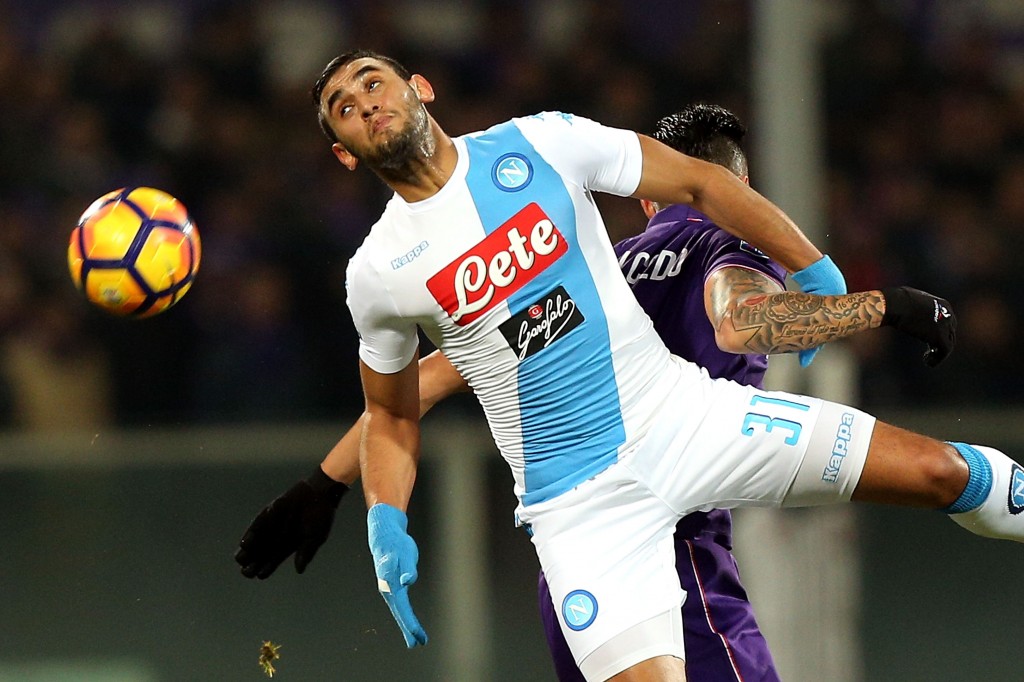 Faouzi Ghoulam has impressed at Napoli and now Chelsea are ready to land him. (Photo courtesy - Gabriele Maltinti/Getty Images)