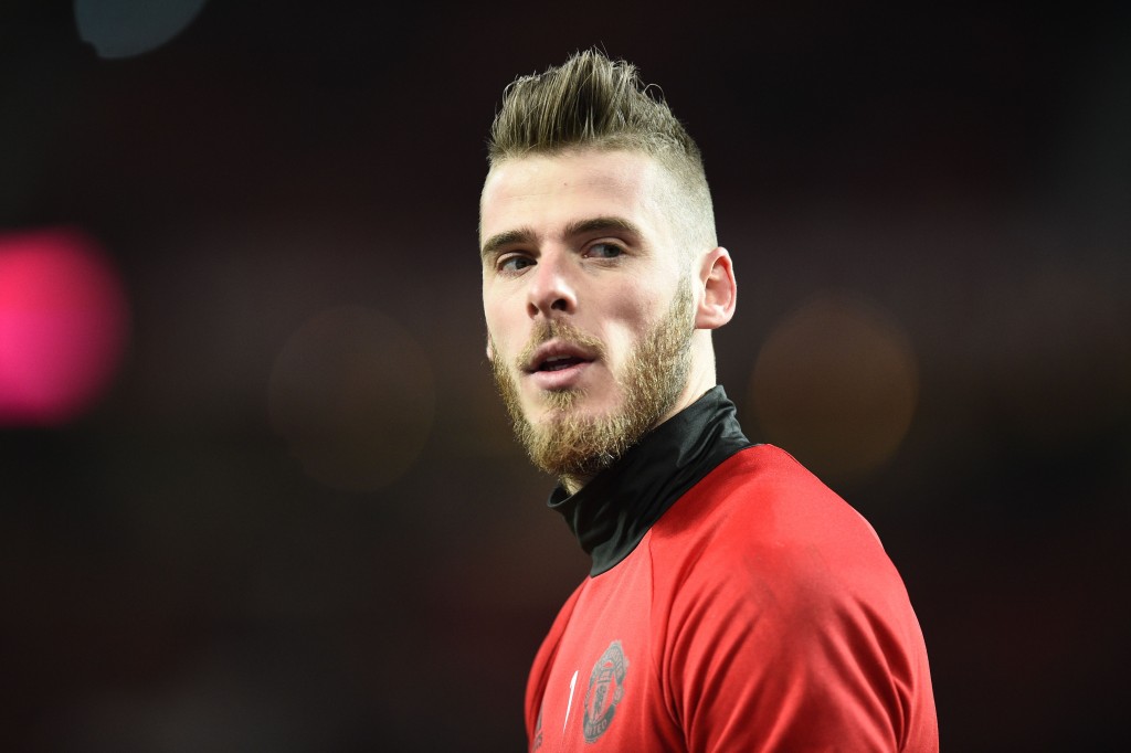 David de Gea will man the net for the game against Arsenal. (Photo courtesy - Oli Scarff/AFP/Getty Images)