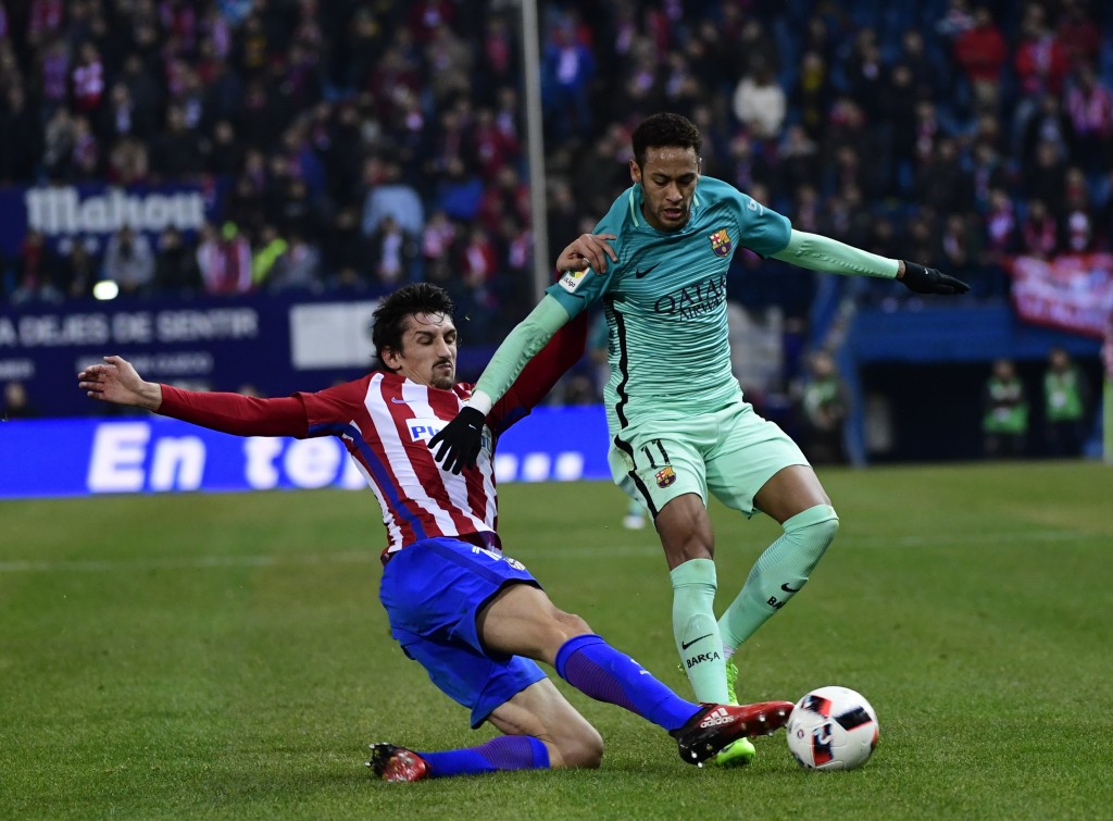 Vrsaljko has been in and out of the Atletico Madrid defence this season. (Photo courtesy - Pierre-Philippe Marcou/AFP/Getty Images)