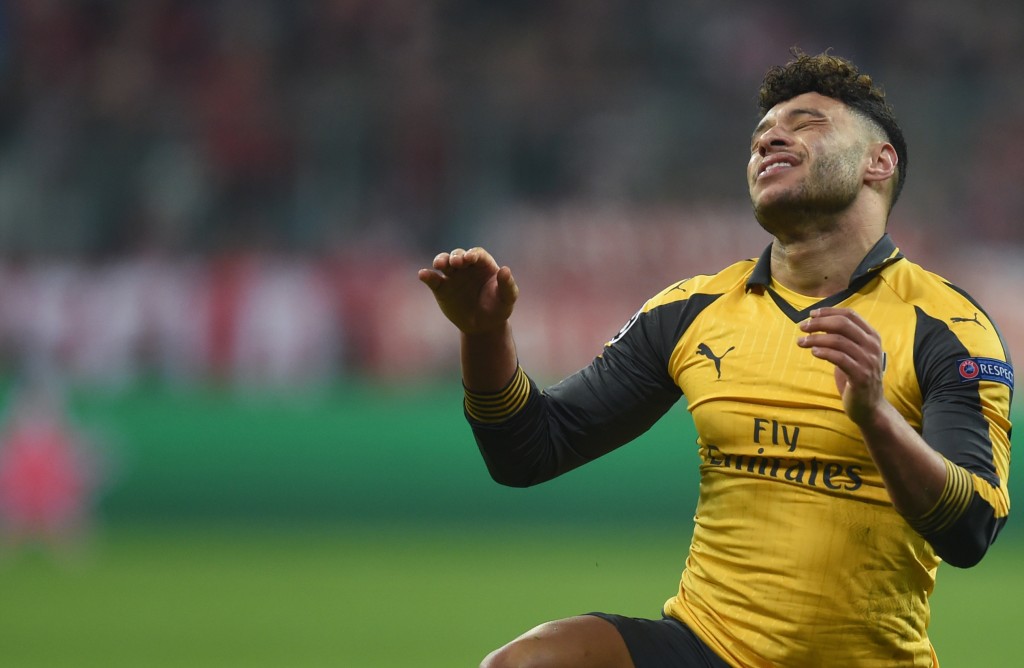 Frustrated at Emirates, could The Ox be on the move? (Picture Courtesy - AFP/Getty Images)