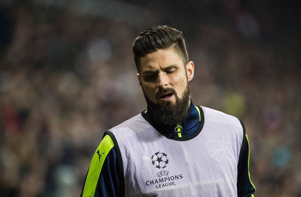 Giroud has had to play second fiddle for large parts of the season. (Photo courtesy - Odd Andersen/AFP/Getty Images)
