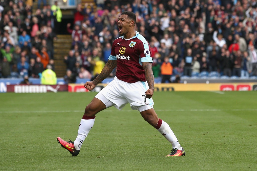 Andre Gray led Burnley to a shock 2-0 win over Liverpool in August. (Photo courtesy - Jan Kruger/Getty Images)