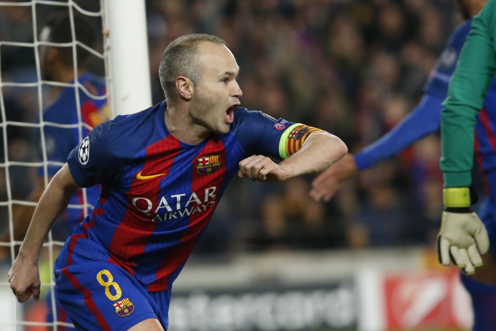 Iniesta is set to renew his deal with Barcelona. (Photo courtesy - Pau Barrena/AFP/Getty Images)
