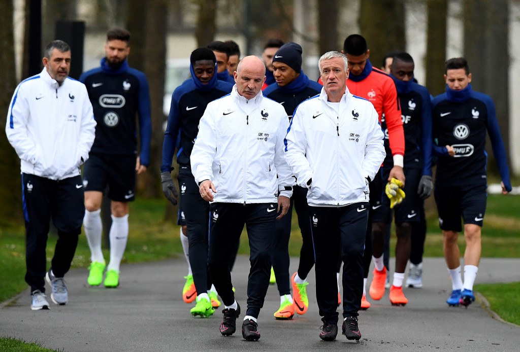 Will it be a stroll in the park for Didier Deschamps' men on Saturday? (Photo courtesy - Franck Fife/AFP/Getty Images)