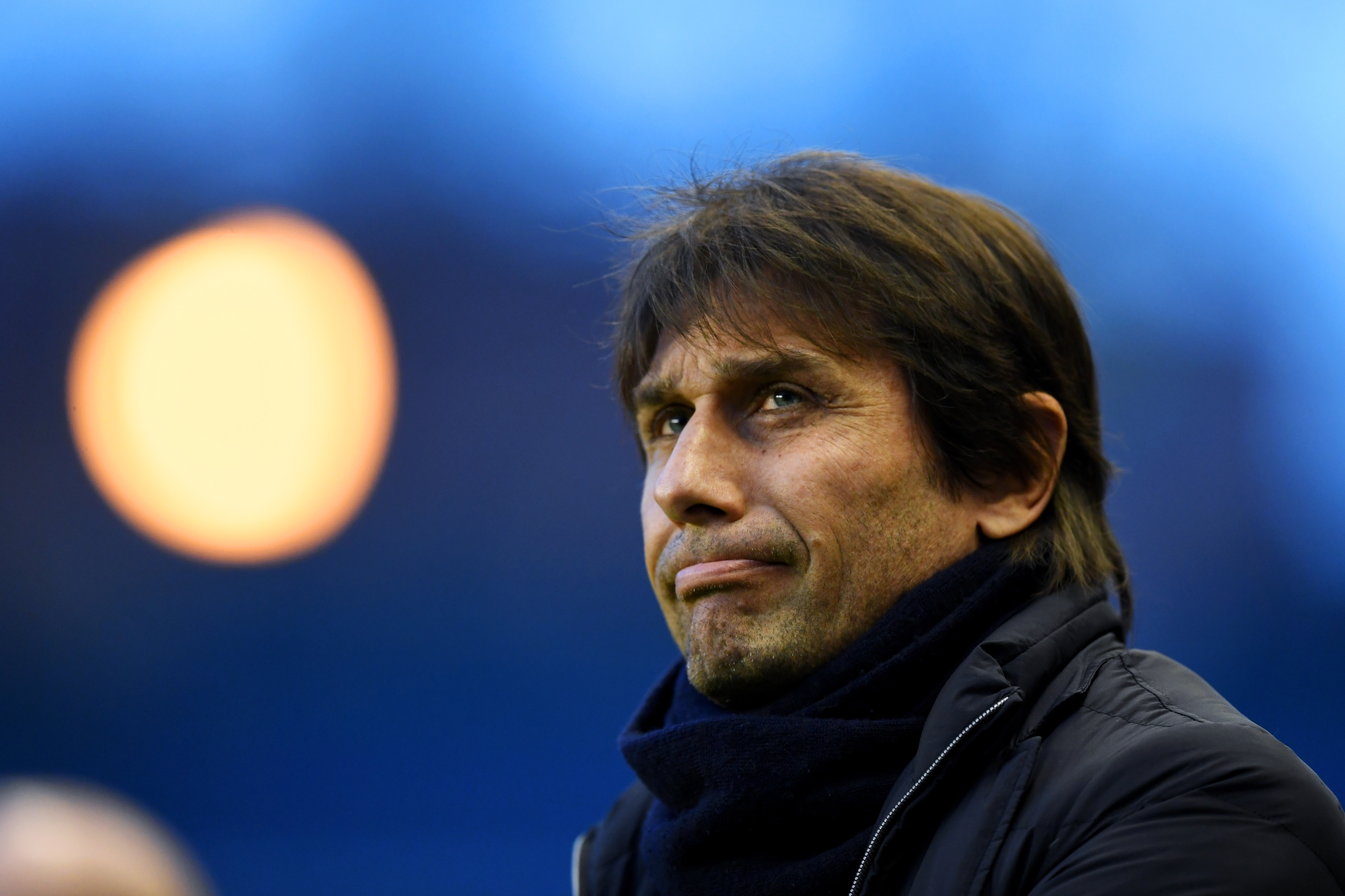 WOLVERHAMPTON, ENGLAND - FEBRUARY 18: Antonio Conte, Manager of Chelsea looks on during The Emirates FA Cup Fifth Round match between Wolverhampton Wanderers and Chelsea at Molineux on February 18, 2017 in Wolverhampton, England. (Photo by Shaun Botterill/Getty Images)