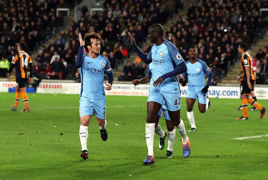 Yaya Toure led Manchester City to a 3-0 win over Hull in the reverse fixture. (Photo courtesy - Nigel Roddis/Getty Images)