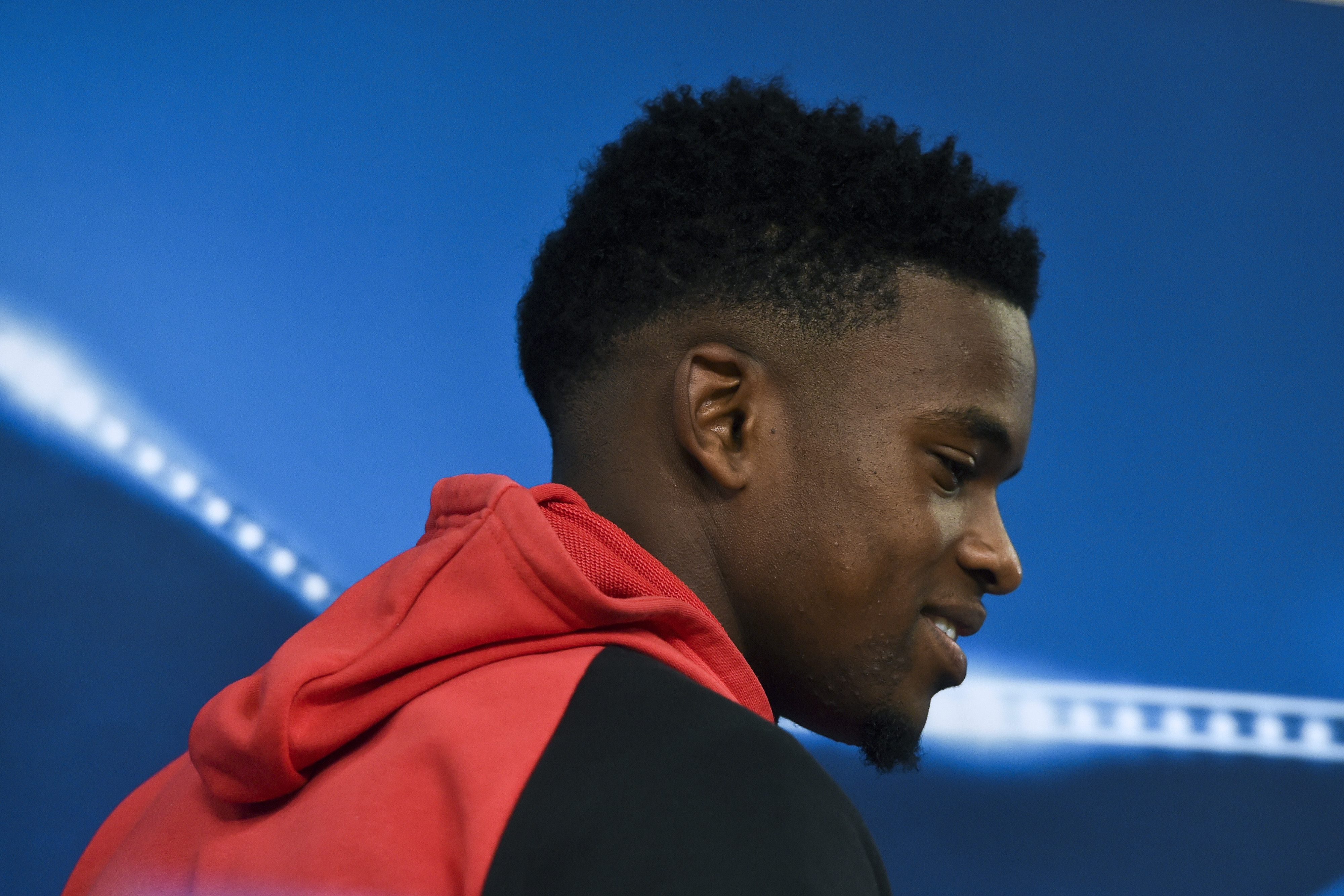 A man in demand. (Photo courtesy - Patricia De Melo Moreira/AFP/Getty Images)