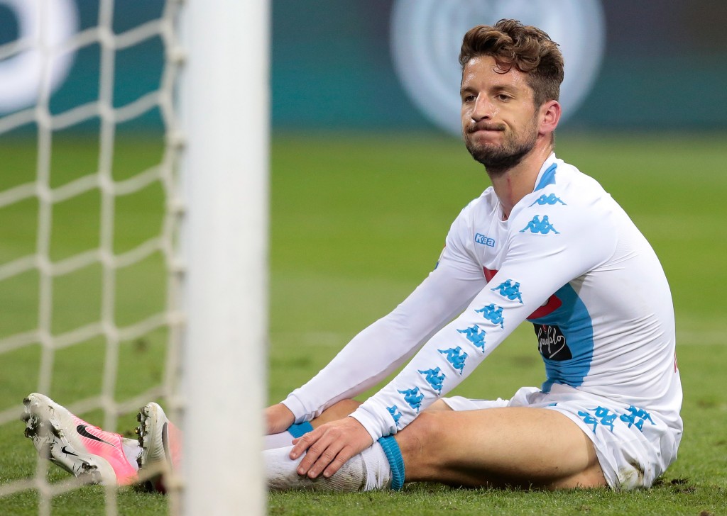 Will it be Manchester or Turin for Mertens? (Photo courtesy - Emilio Andreoli/Getty Images )