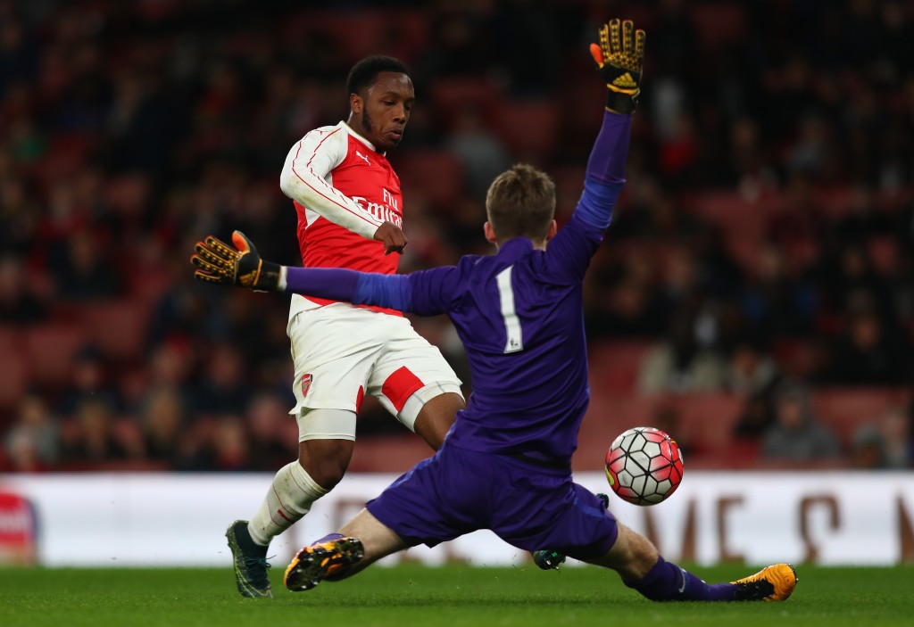 Kaylen Hinds has made a big impression at Arsenal, thus far. (Photo courtesy - Julian Finney/Getty Images)