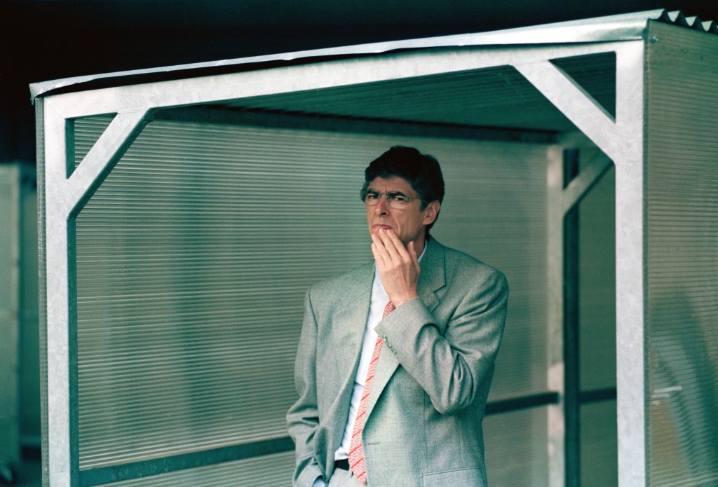 A newly appointed Arsene Wenger in 1996. (Photo courtesy - Shaun Botterill/Getty Images)