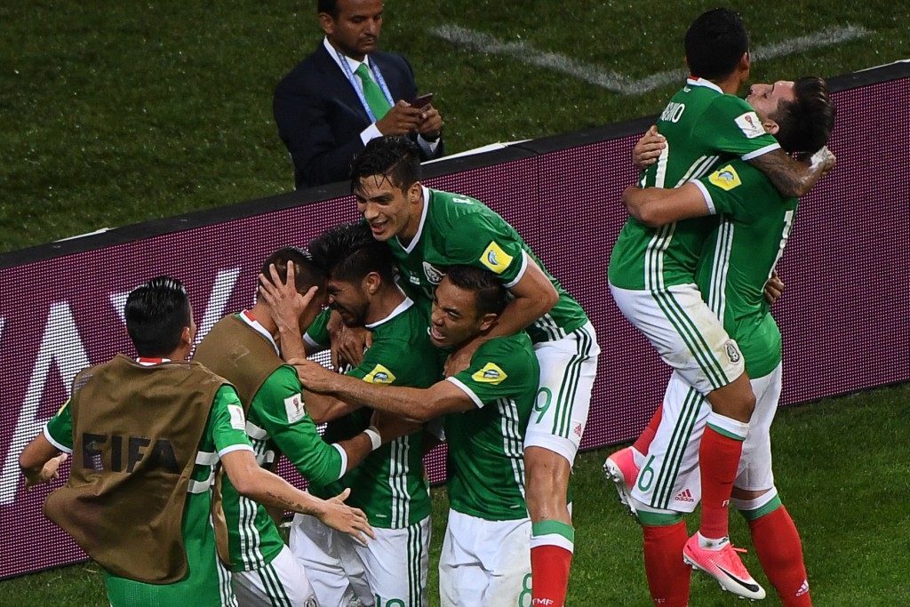Will there be similar celebratory scenes for El Tri on Saturday? (Photo courtesy - Patrik Stollarz/AFP/Getty Images)