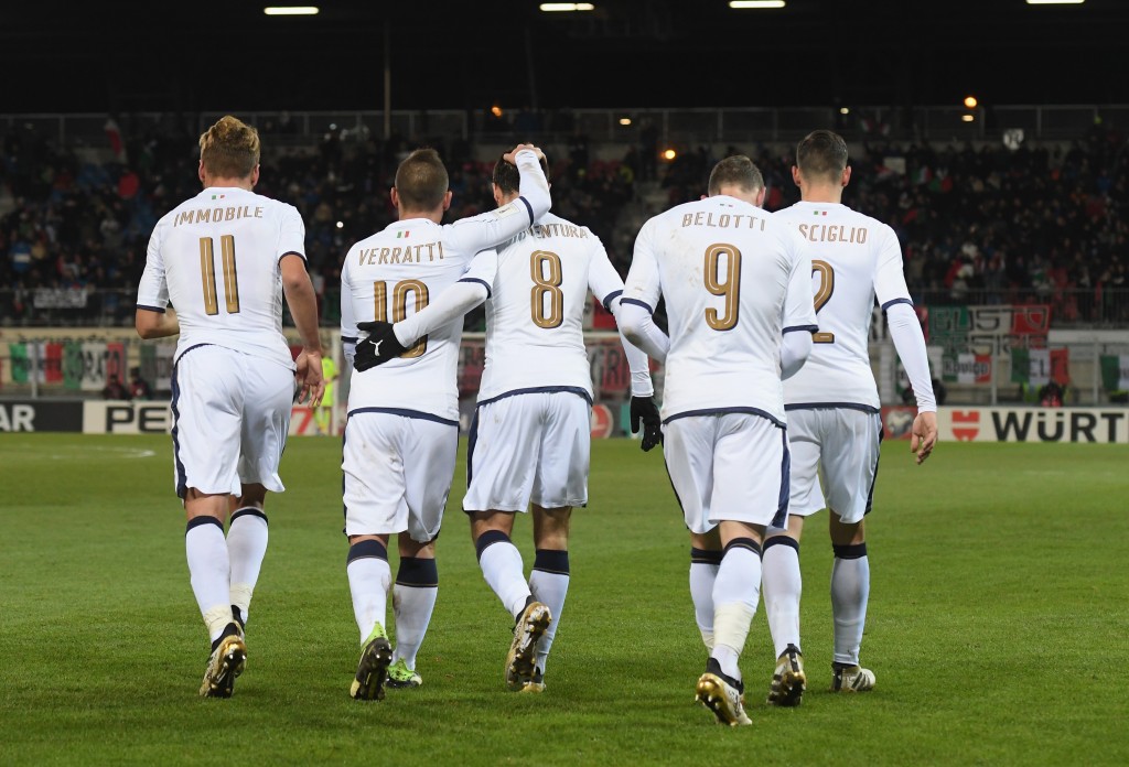 It was a comfortable outing for Italy in the reverse fixture at the Rheinpark Stadion. (Photo courtesy - Claudio Villa/Getty Images)