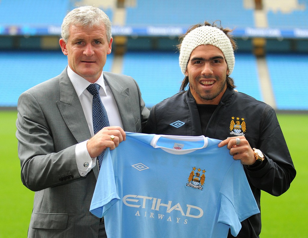 Tevez burned a lot of bridges during his time at Manchester City. (Photo courtesy - Andrew Yates/AFP/Getty Images)