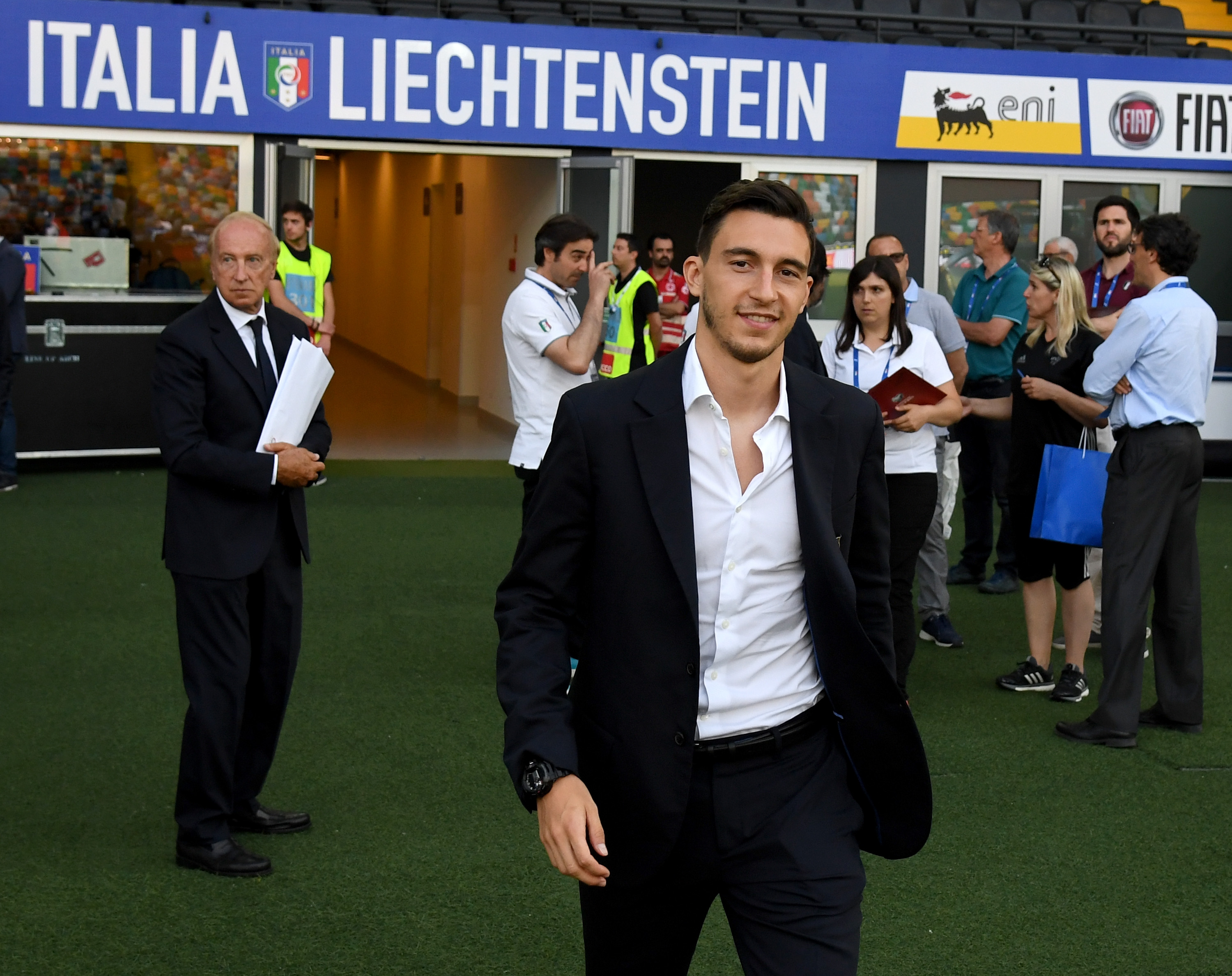 UDINE, ITALY - JUNE 10: Matteo Darmian of Italy looks on during Italy walk around at Stadio Friuli on June 10, 2017 in Udine, Italy. (Photo by Claudio Villa/Getty Images)