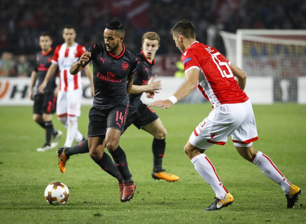 Walcott has featured regularly in the Europa League this season and has 3 goals and 4 assists in the competition. (Photo courtesy: AFP/Getty)