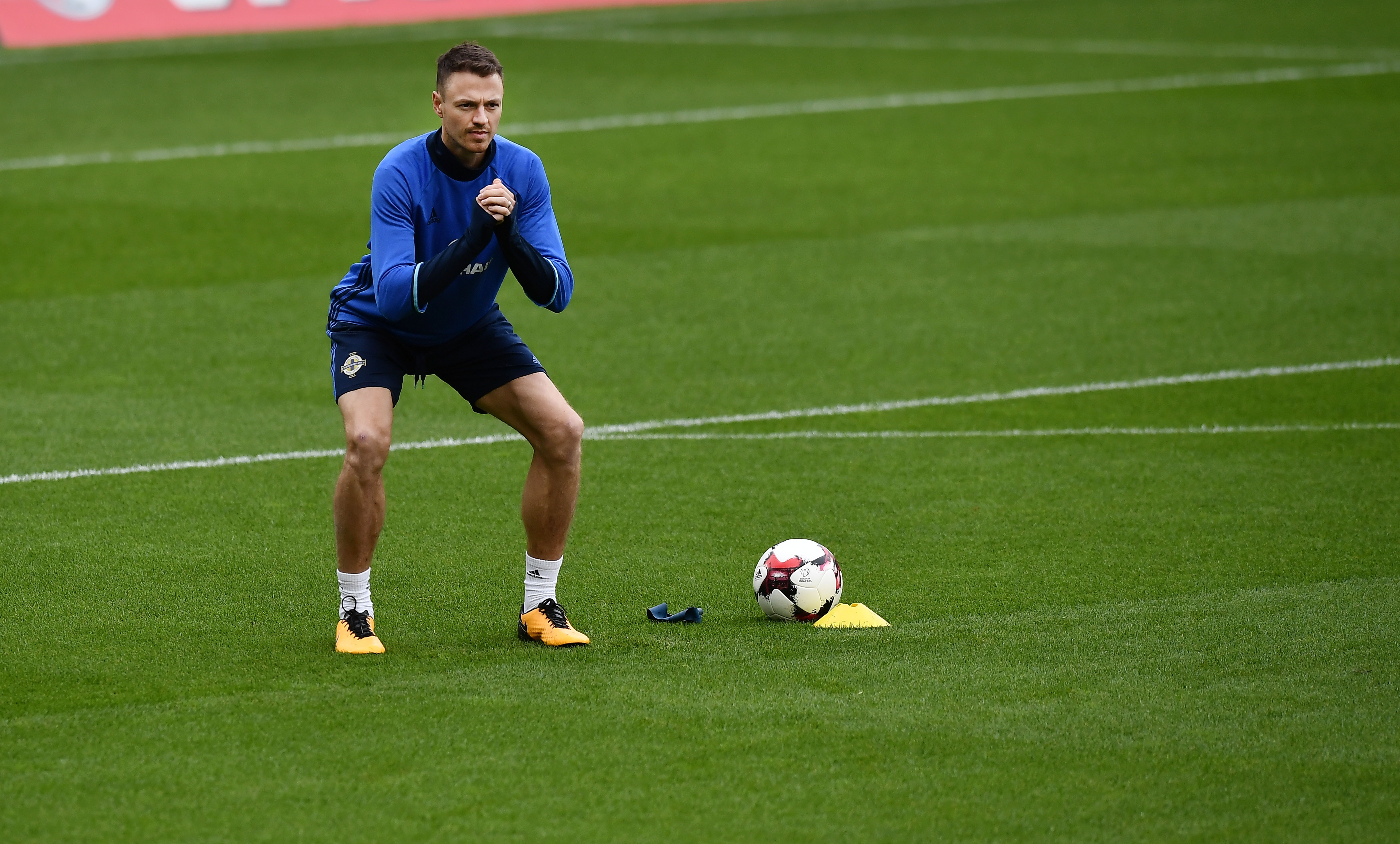Jonny Evans is suspended for the game (Photo by Charles McQuillan/Getty Images)