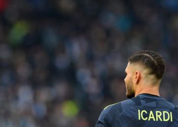 FERRARA, ITALY - JANUARY 28:  Mauro Emanuel Icardi of FC Internazionale looks on during the serie A match between Spal and FC Internazionale at Stadio Paolo Mazza on January 28, 2018 in Ferrara, Italy.  (Photo by Alessandro Sabattini/Getty Images)