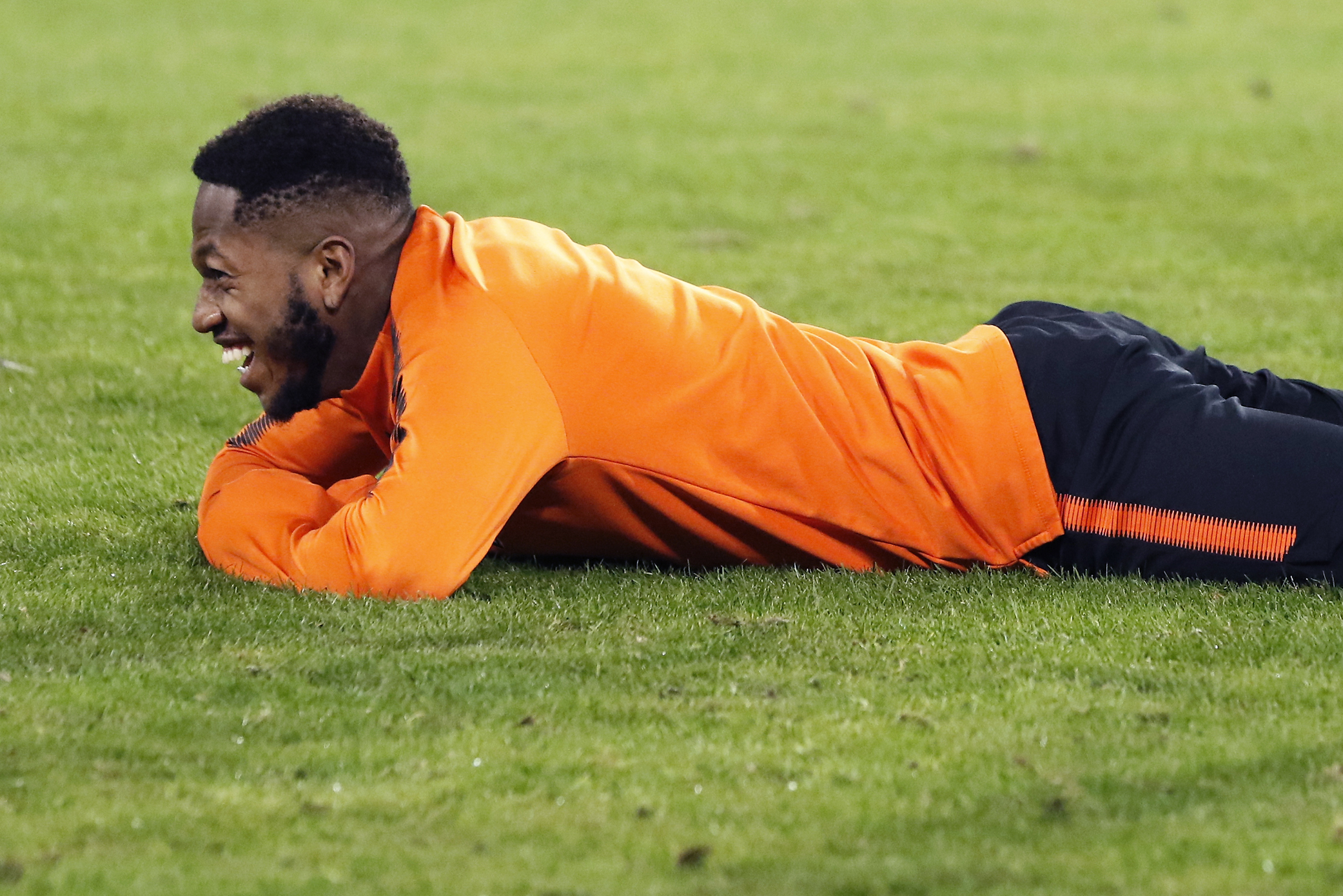 Shakhtar's Brazilian midfielder Fred reacts during a training session on the eve of the UEFA Champions League Group F football match SSC Napoli vs FC Shakhtar Donetsk at the San Paolo Stadium on November 20, 2017. / AFP PHOTO / CARLO HERMANN (Photo credit should read CARLO HERMANN/AFP/Getty Images)