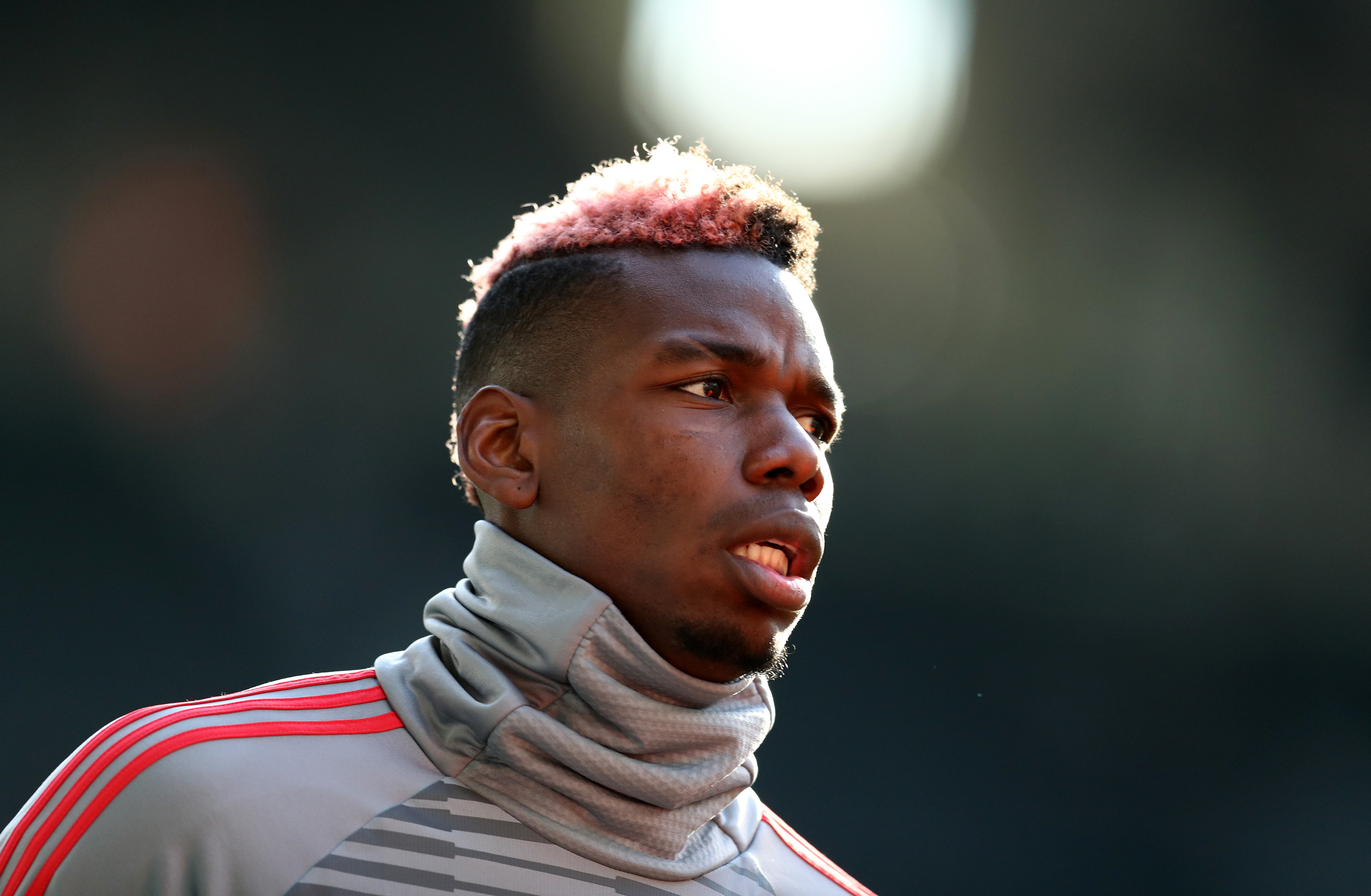 NEWCASTLE UPON TYNE, ENGLAND - FEBRUARY 11: Paul Pogba of Manchester United during the Premier League match between Newcastle United and Manchester United at St. James Park on February 11, 2018 in Newcastle upon Tyne, England. (Photo by Catherine Ivill/Getty Images)