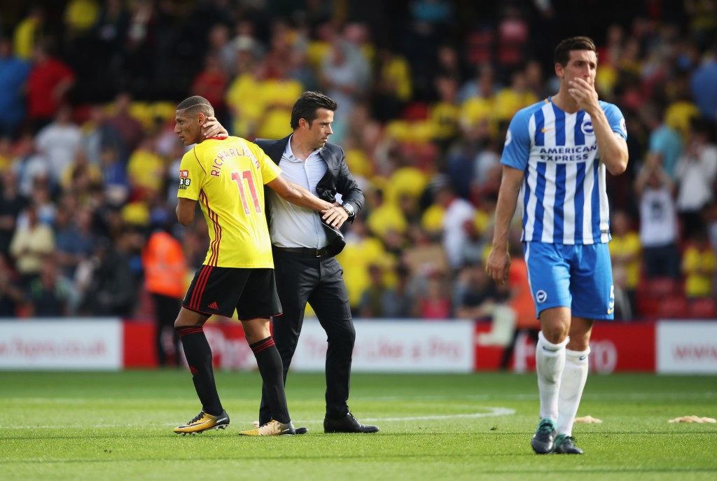 Marco Silva's departure seems to have put a dent to Richarlison's progress. (Picture Courtesy - AFP/Getty Images)