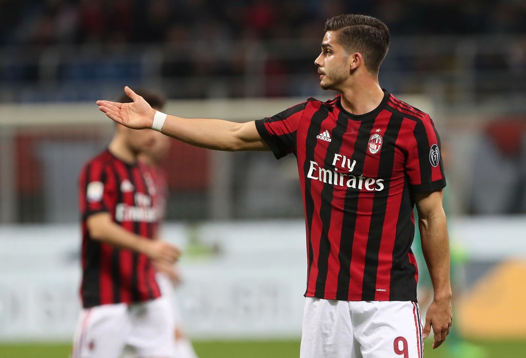 Between Andre Silva and Nikola Kalinic the Portuguese has been slightly although overall both were underwhelming this season for Milan. (Photo courtesy: AFP/Getty)