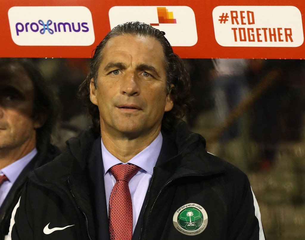 Saudi Arabia manager Juan Antonio Pizzi has a tough task at his hands (Photo by David Rogers/Getty Images)