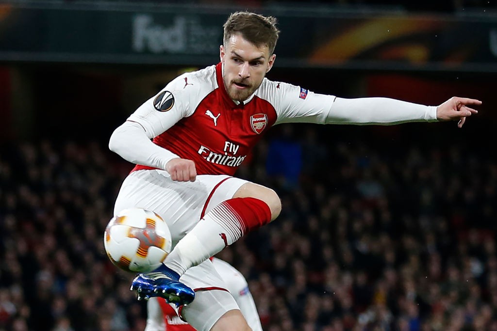 Aaron Ramsey is Arsenal's current longest serving player with the Welshman close to completing a decade with the North London Club. (Photo courtesy: AFP/Getty)