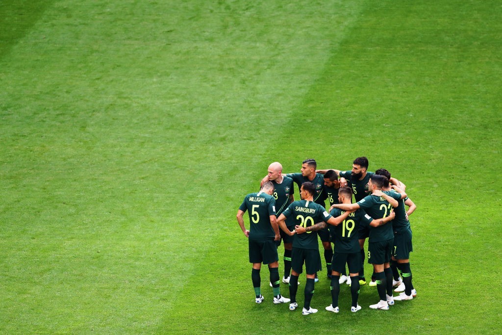 Australia are in with a great chance to qualify for the Round of 16. (Photo courtesy - Dean Mouhtaropoulos/Getty Images)