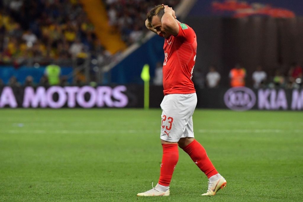 Can Shaqiri step up for Switzerland? (Photo by PASCAL GUYOT/AFP/Getty Images)