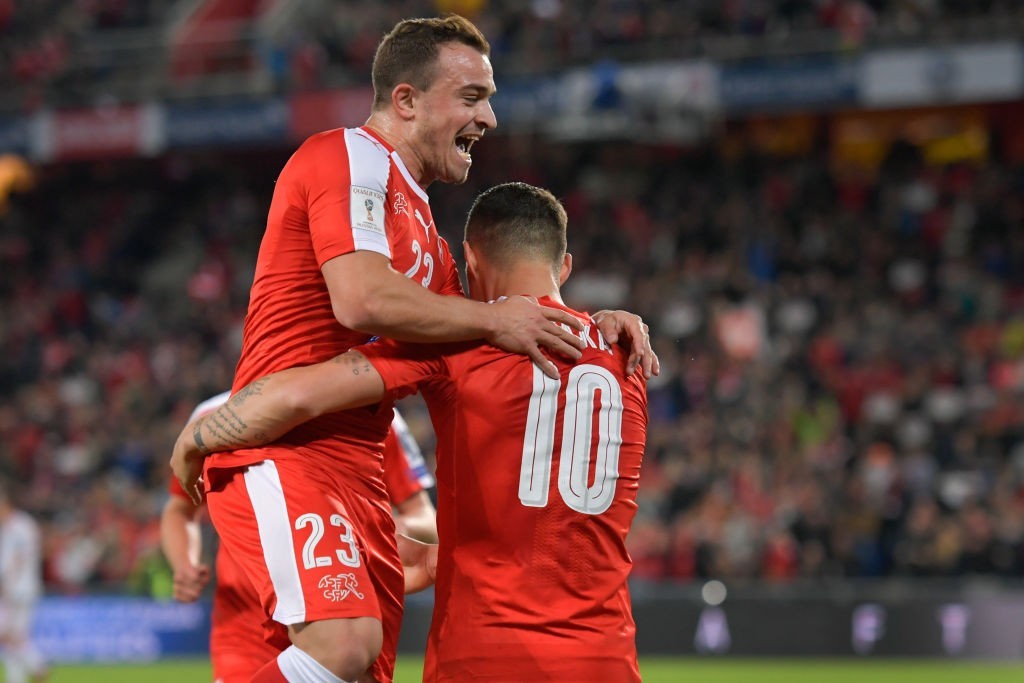 Shaqiri and Xhaka will be pivotal for Switzerland (Photo: FABRICE COFFRINI/AFP/Getty Images)