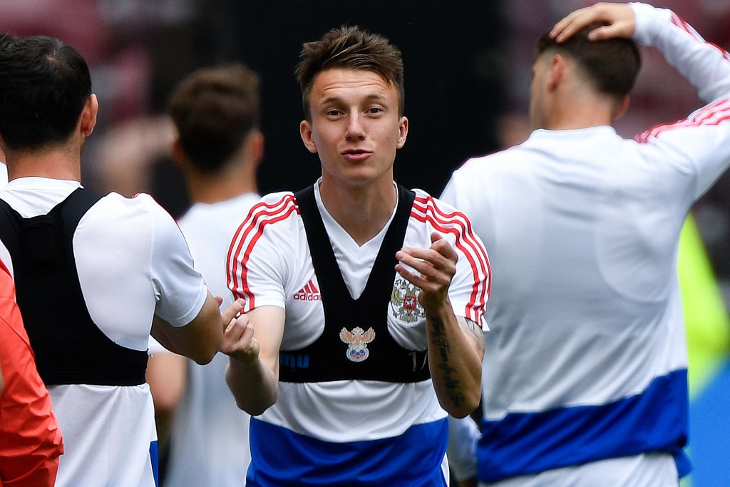 Russia's talisman. (Photo courtesy - Alexander Nemenov/AFP/Getty Images)