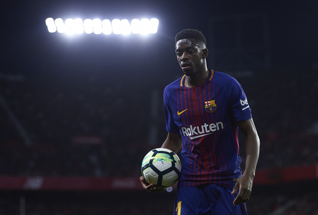 Ousmane Dembele could look to move elsewhere in search of first team football as his chances of succeeding at Barcelona remain in doubt. ( Picture Courtesy: AFP/Getty Images)