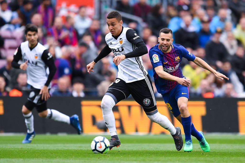 Rodrigo has led the Valencia attack admirably in the 2017-18 campaign. (Picture Courtesy - AFP/Getty Images)