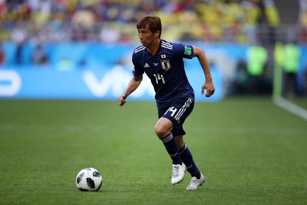 Inui-sance for the Colombian defence in the last game. (Picture Courtesy - AFP/Getty Images)