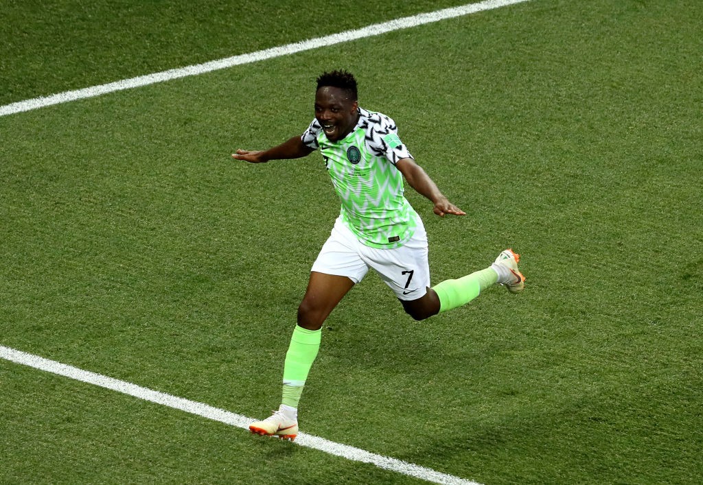 Ahmed Musa will be looking to continue his form and punish Argentina to help Nigeria qualify for the knockout stages. (Photo courtesy: AFP/Getty)