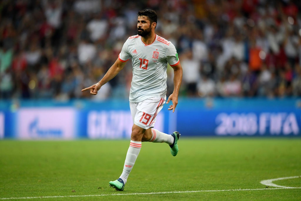 Back to scoring! Diego Costa already has three goals from two games at this World Cup. (Photo courtesy: AFP/Getty)