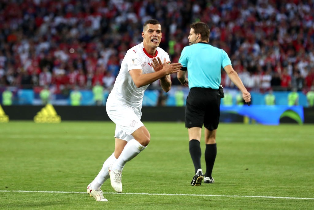 Xhaka's goal was a thing of beauty (Photo by Clive Rose/Getty Images)
