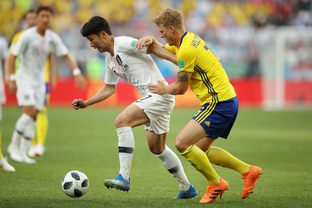 Son Heung-min didn't have the best of games against Sweden. (Photo courtesy - Clive Mason/Getty Images)