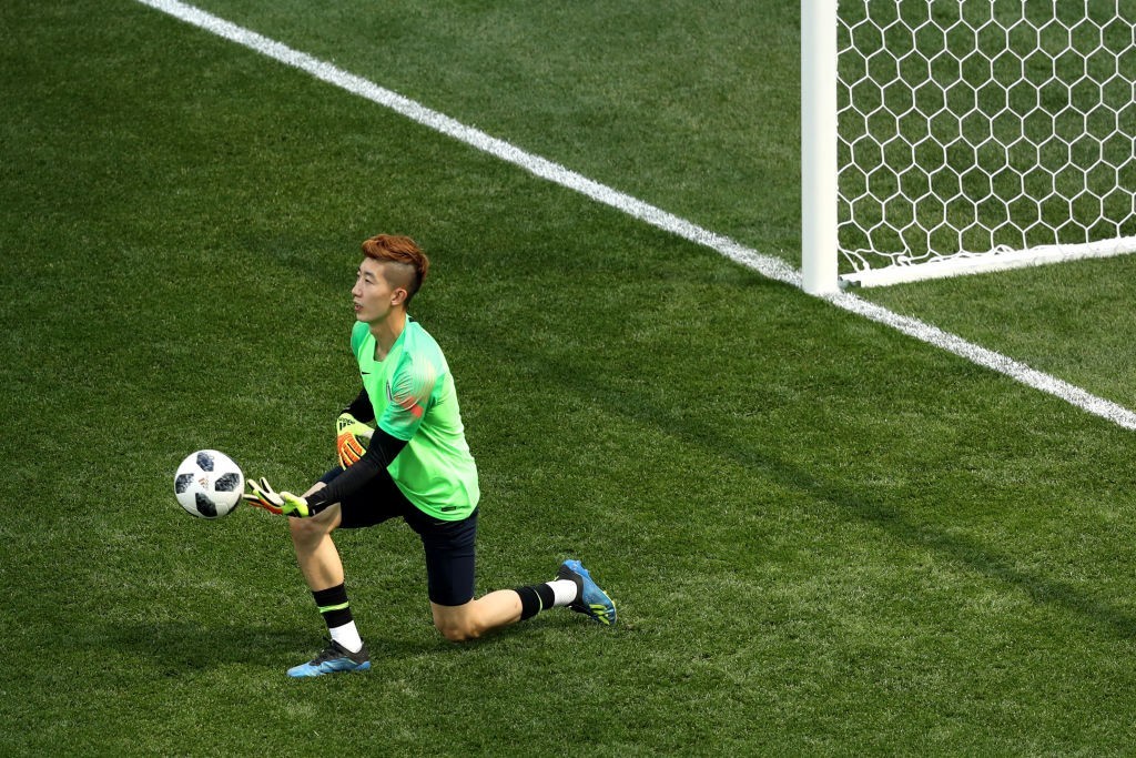 Cho Hyun-woo was a true warrior against Sweden. (Photo courtesy - Elsa/Getty Images)