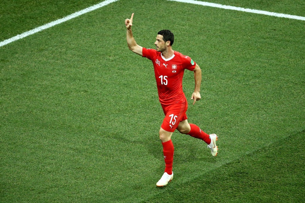 Dzemaili scored the opener for Switzerland (Photo by Jan Kruger/Getty Images)
