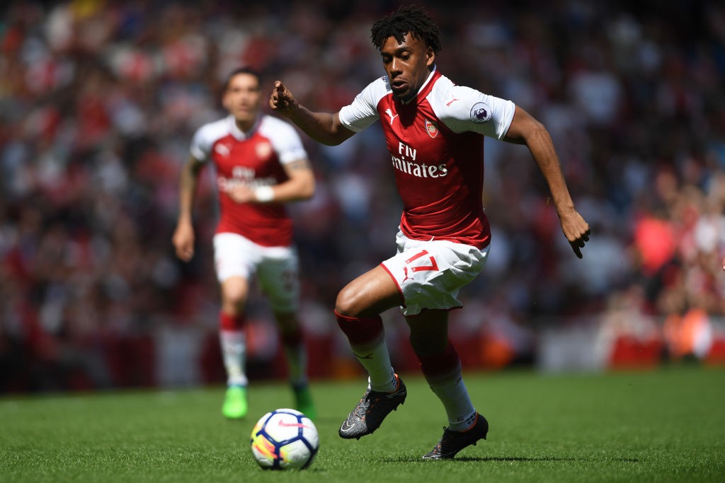 Alex Iwobi has made 98 appearances for Arsenal so far and could move to Lazio in this window. (Photo courtesy: AFP/Getty)