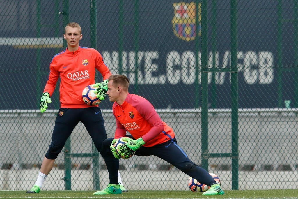 Eager to step out of Marc-Andre ter Stegen's shadows, Cillessen is set to be on the move this summer. (Photo courtesy - Pau Barrena/AFP/Getty Images)