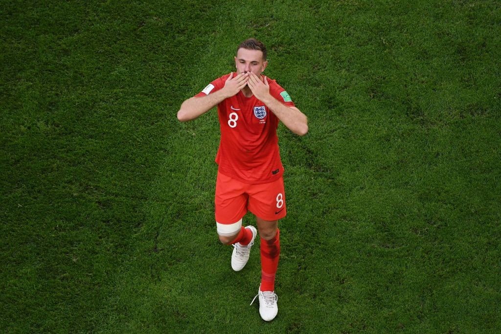 Can Henderson nullify the Modric effect? (Photo by JEWEL SAMAD/AFP/Getty Images)