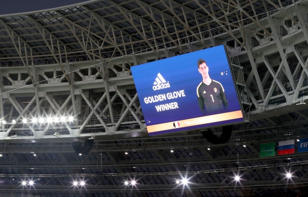 Courtois enjoyed a stellar FIFA World Cup 2018 campaign where he was awarded the Golden Glove. (Photo courtesy - Catherine Ivill / Getty Images)